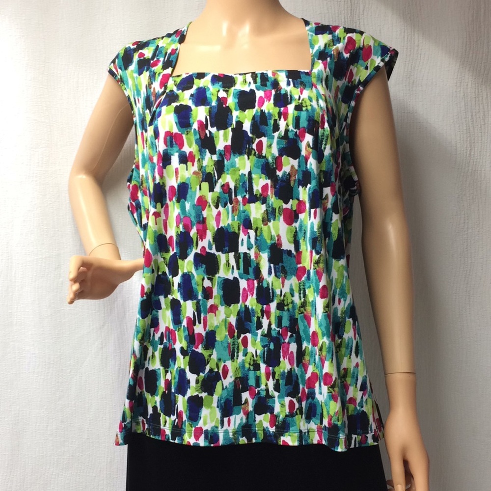 KASPER multi color versatile top